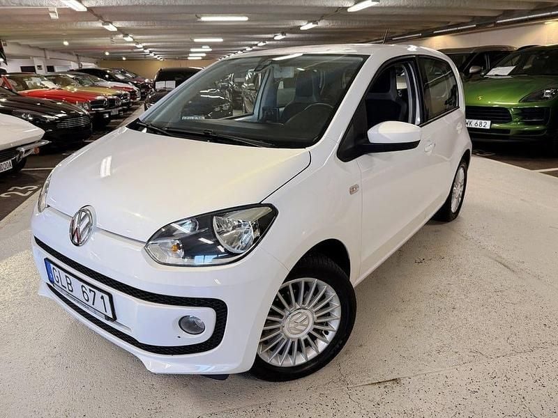 Vit Begagnad 2014 VW up! high up! Halvkombi | 34 900 kr (Superpris) - Bild 1/4