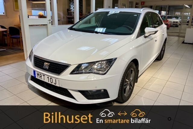 Vit Begagnad 2019 Seat Leon ST Style Kombi | 159 800 kr (Lite dyr) - Bild 1/3