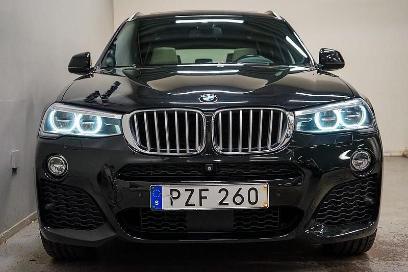 Begagnad BMW X3 M Sport 258 HK (189 kW) 2016 Svart SUV
