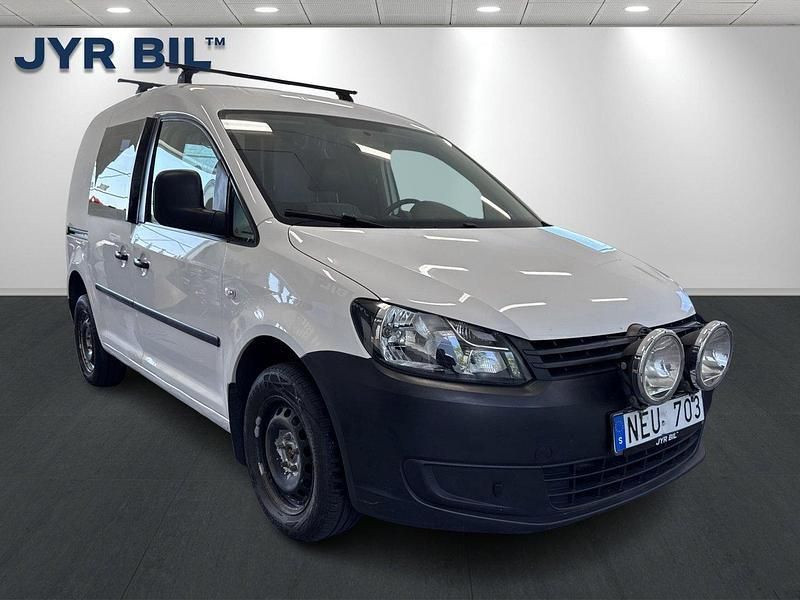 Vit Begagnad 2013 VW Caddy Minibuss | 99 000 kr (Marknadspris) - Bild 1/4