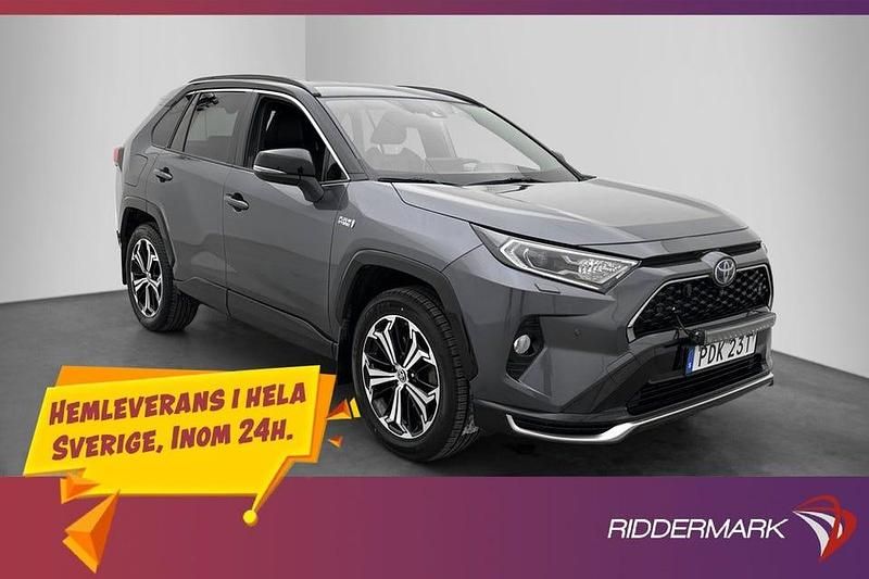 Grå Begagnad 2021 Toyota RAV4 Premium SUV | 394 800 kr - Bild 1/3
