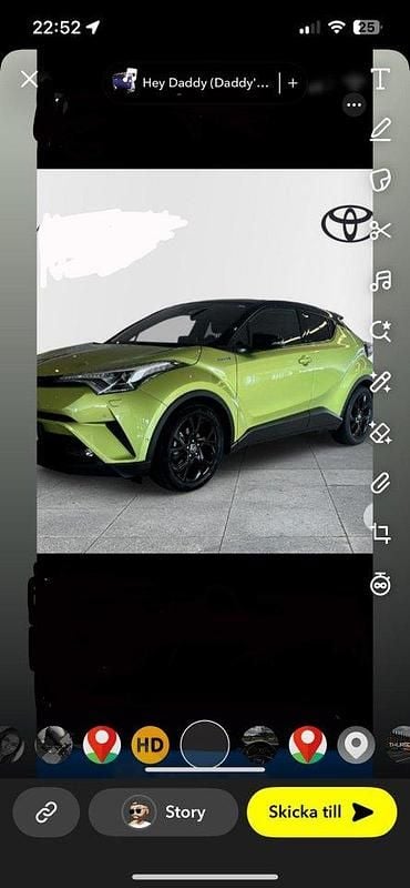 Grön Begagnad 2019 Toyota C-HR+ Edition SUV | 196 000 kr (Bra pris) - Bild 1/4