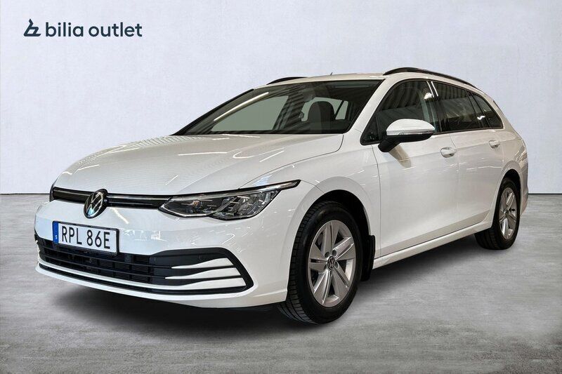 Vit Begagnad 2021 VW Golf VIII Kombi | 229 900 kr (Marknadspris) - Bild 1/3