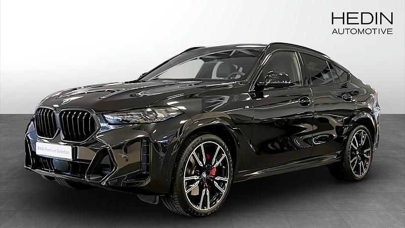 Svart (black) Begagnad 2025 BMW X6 Comfort Edition SUV | 1 148 700 kr (Dyr) - Bild 1/4