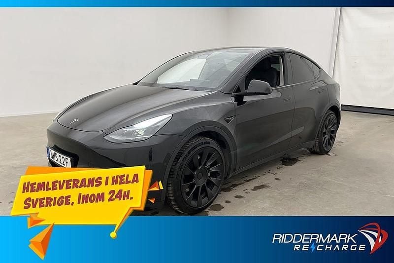 Svart Begagnad 2022 Tesla Model Y Long Range AWD SUV | 359 800 kr (Bra pris) - Bild 1/3