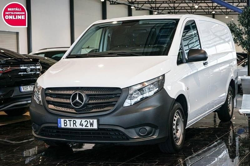 Vit Begagnad 2022 Mercedes Vito Van | 229 900 kr (Bra pris) - Bild 1/4