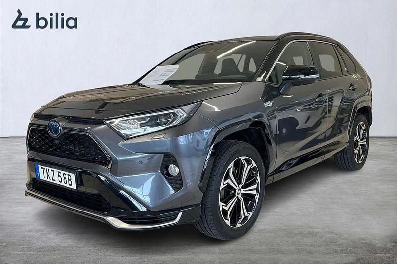 Grå Begagnad 2020 Toyota RAV4 Hybrid Premium SUV | 379 900 kr (Lite dyr) - Bild 1/4