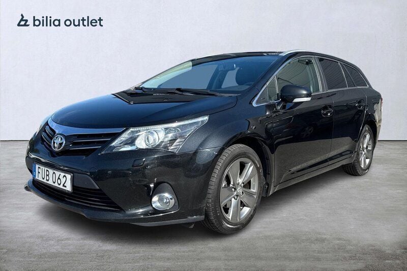 Svart Begagnad 2015 Toyota Avensis Multidrive S Kombi | 149 900 kr (Bra pris) - Bild 1/4