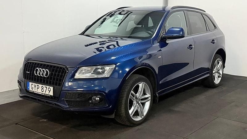 Blå Begagnad 2016 Audi Q5 Sport SUV | 169 900 kr (Marknadspris) - Bild 1/4