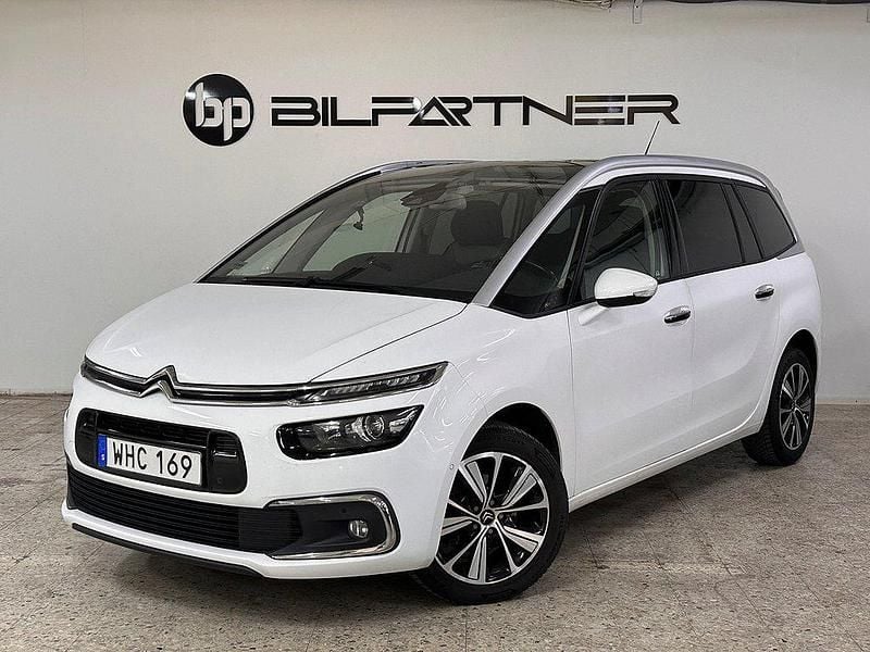 Vit Begagnad 2017 Citroën Grand C4 Picasso Minibuss | 119 900 kr (Marknadspris) - Bild 1/4