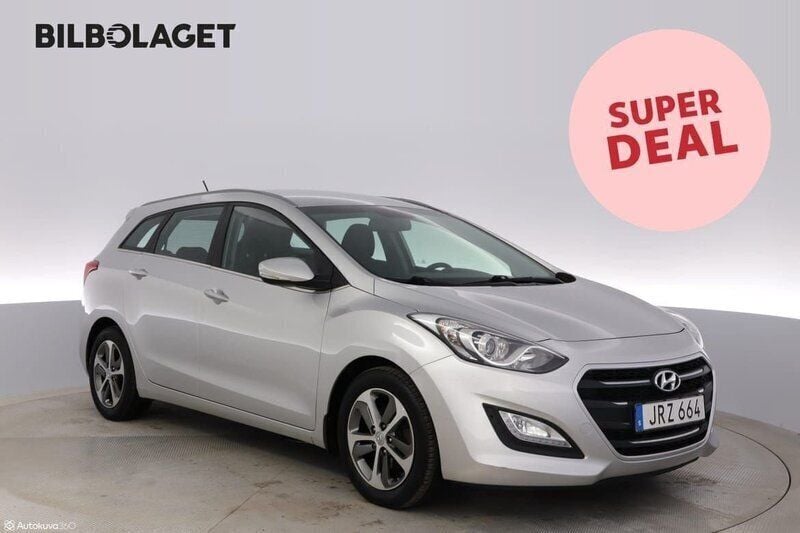Silver Begagnad 2017 Hyundai i30 Comfort Kombi | 89 500 kr (Marknadspris) - Bild 1/4