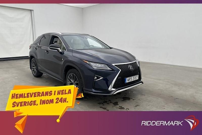 Mblå Begagnad 2018 Lexus RX450h Sport Line SUV | 318 900 kr (Marknadspris) - Bild 1/3
