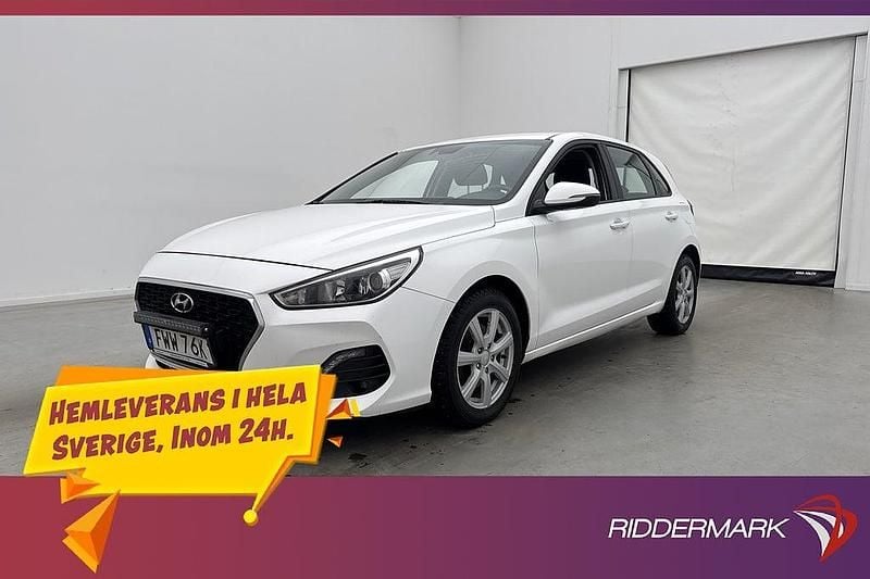 Vit Begagnad 2019 Hyundai i30 Trend Halvkombi | 164 800 kr (Marknadspris) - Bild 1/3