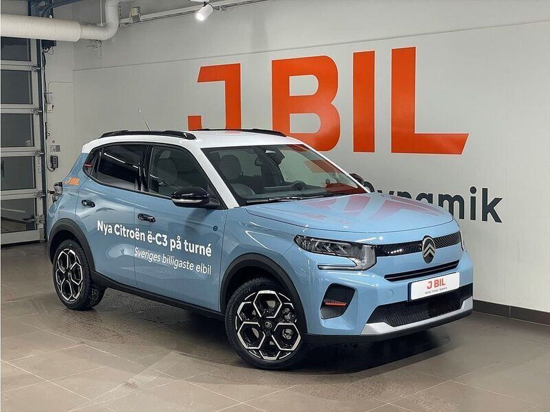Blå monte carlo Ny 2025 Citroën e-C3 Halvkombi | 334 900 kr - Bild 1/4