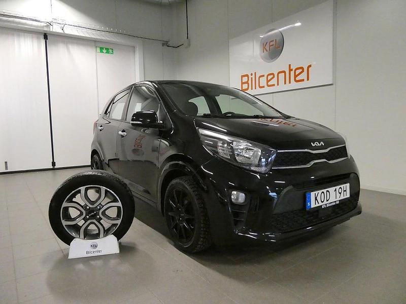Svart Begagnad 2021 Kia Picanto Advance Halvkombi | 137 900 kr (Marknadspris) - Bild 1/3