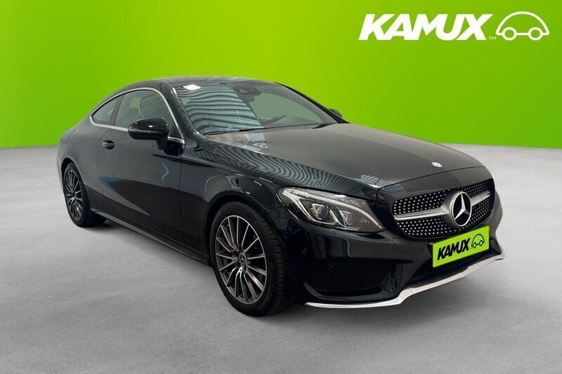 Svart Begagnad 2016 Mercedes C220 AMG Sportkupé | 189 800 kr (Bra pris) - Bild 1/4
