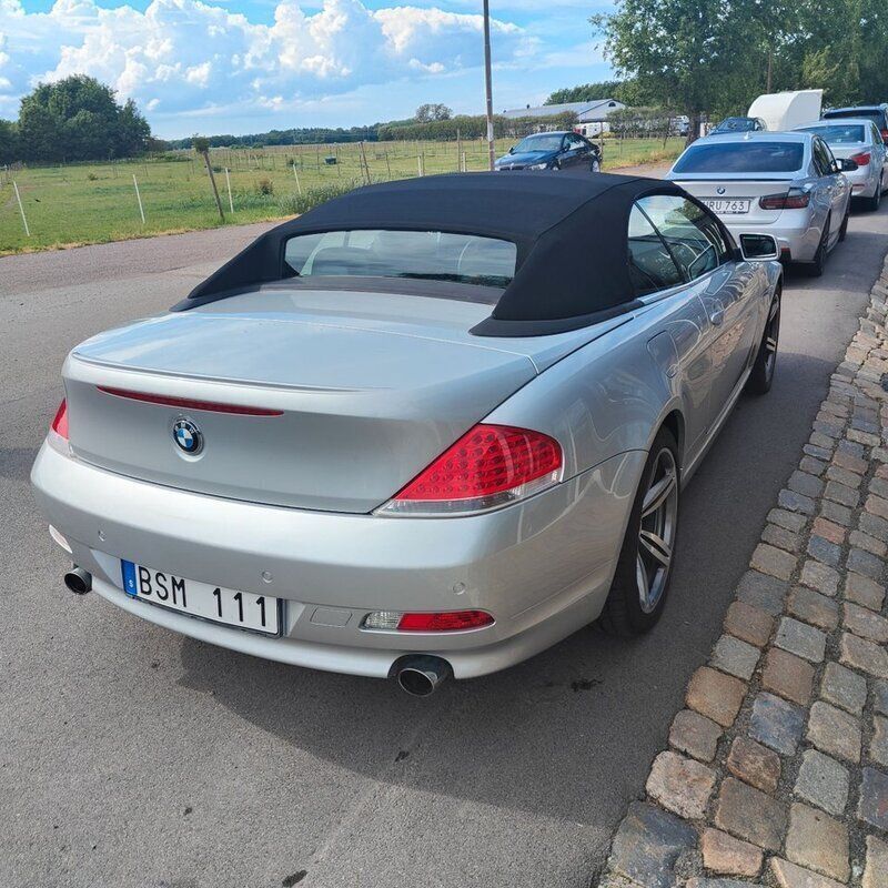 Begagnad BMW 645 Cabriolet 334 HK (245 kW) 2004 Silver Cab