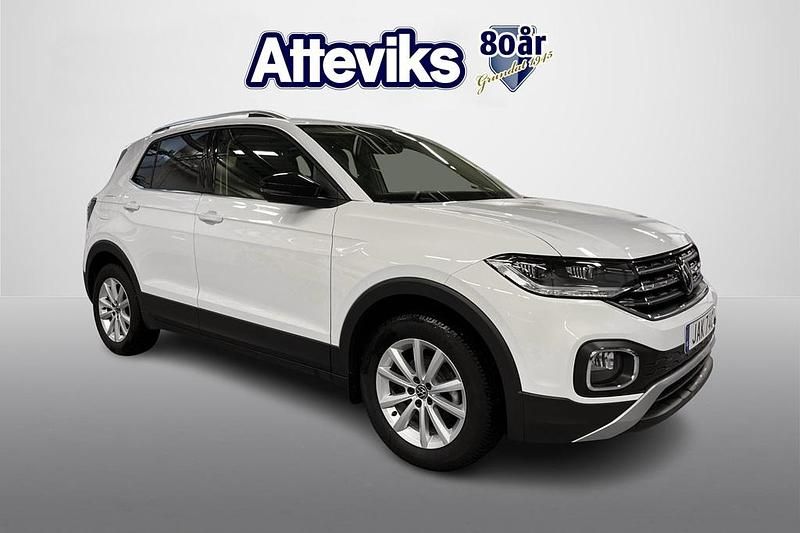 Vit Begagnad 2023 VW T-Cross GT SUV | 244 800 kr (Marknadspris) - Bild 1/4
