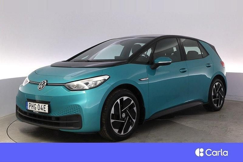 Grön Begagnad 2022 VW ID.3 Pro Performance Halvkombi | 251 900 kr - Bild 1/4