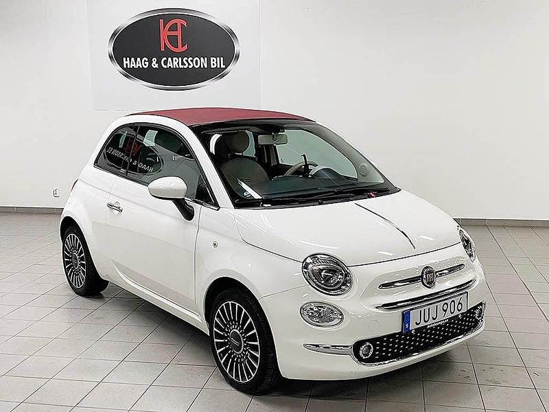 Begagnad Fiat 500C 69 HK (50 kW) 2016 Vit Cab