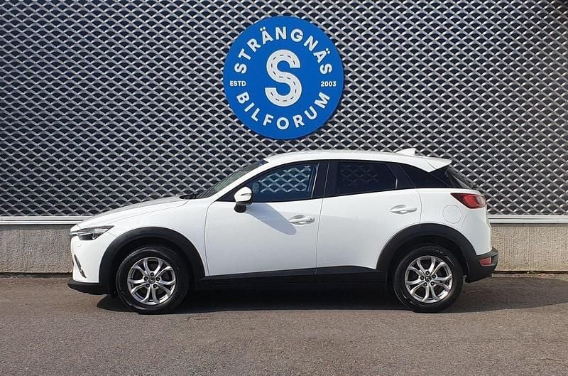 Vit Begagnad 2017 Mazda CX-3 Vision SUV | 119 000 kr (Bra pris) - Bild 1/4