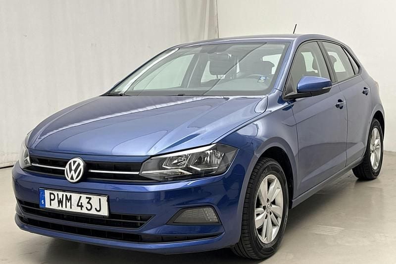 Blå Begagnad 2020 VW Polo | 119 000 kr (Marknadspris) - Bild 1/4