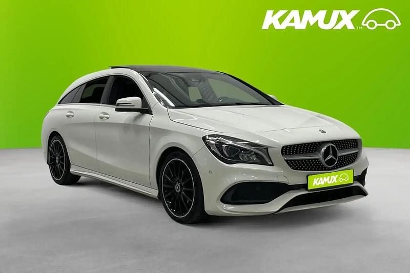 Vit Begagnad 2018 Mercedes CLA200 Shooting Brake AMG Kombi | 179 800 kr (Marknadspris) - Bild 1/4