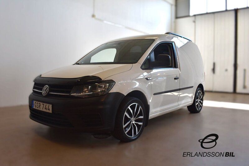 Vit Begagnad 2016 VW Caddy Minibuss | 104 900 kr (Marknadspris) - Bild 1/4