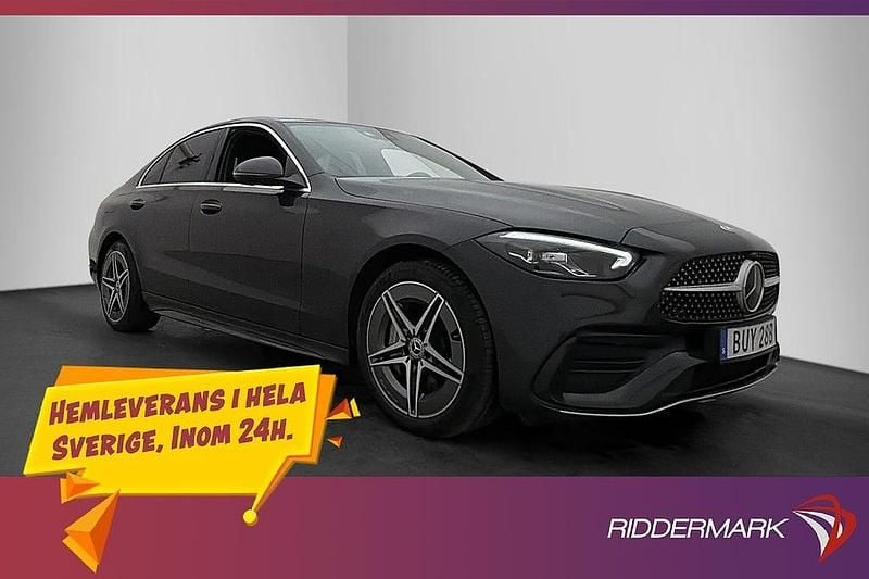 Begagnad Mercedes C300e AMG 313 HK (230 kW) 2023 Grå Sedan