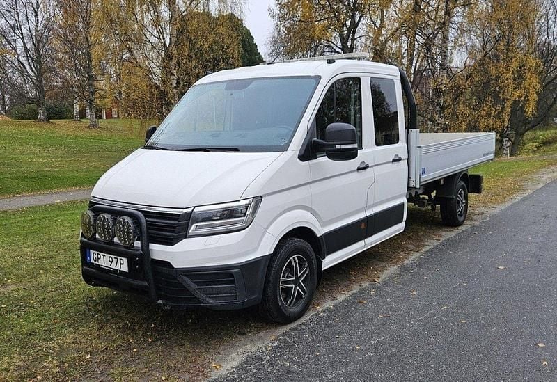 Vit Begagnad 2019 VW Crafter Van | 219 900 kr (Marknadspris) - Bild 1/4