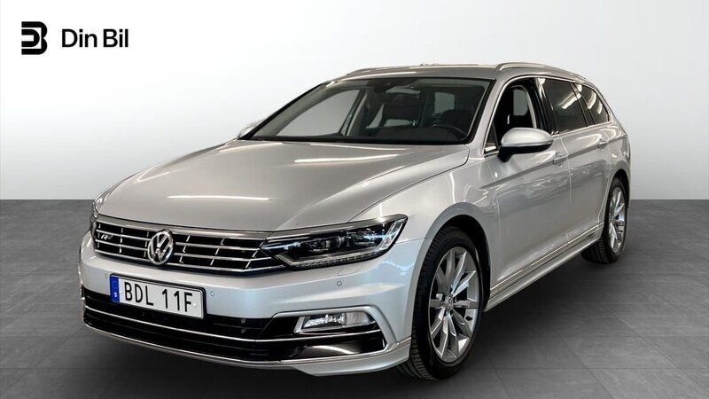 Silver Begagnad 2019 VW Passat GT Kombi | 224 900 kr (Marknadspris) - Bild 1/4