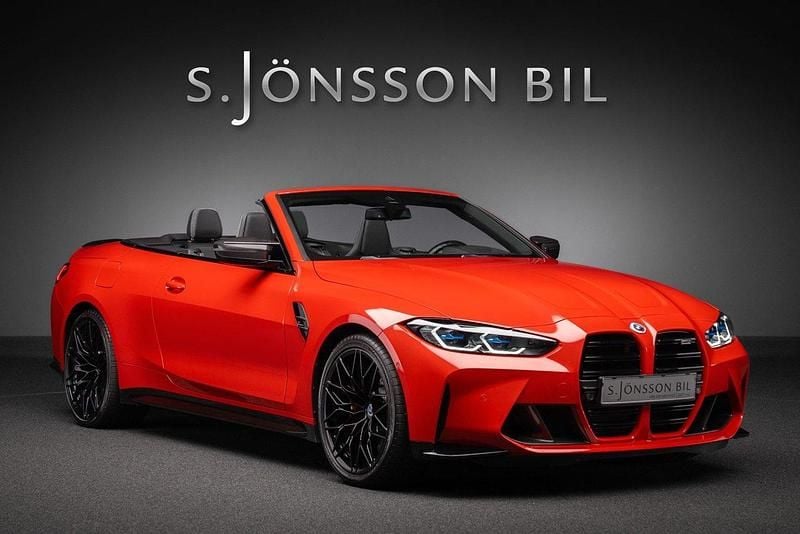Röd Begagnad 2022 BMW M4 Cabriolet Competition Edition Cab | 979 000 kr (Marknadspris) - Bild 1/4