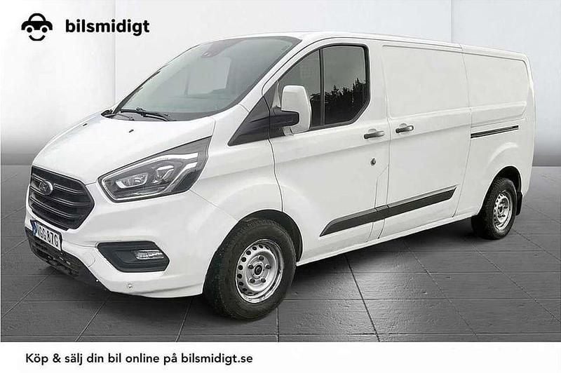 Vit Begagnad 2021 Ford Transit Custom Van | 189 900 kr - Bild 1/3