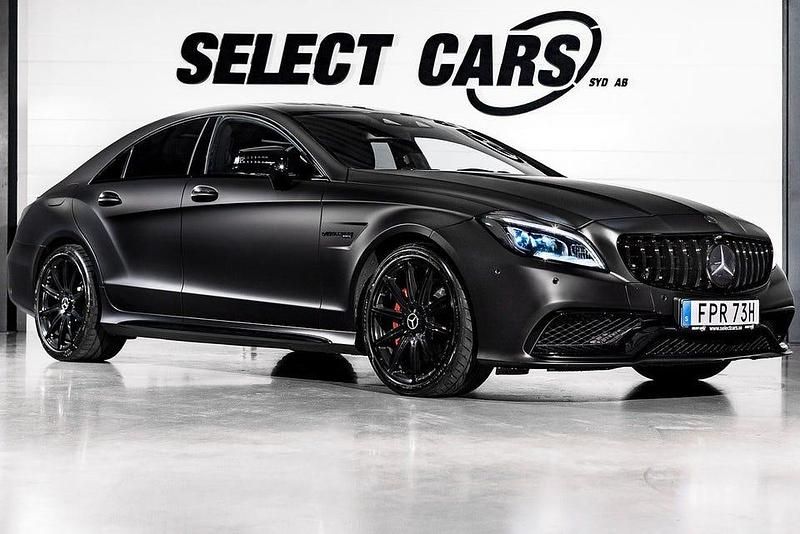 Begagnad Mercedes CLS63 AMG AMG 585 HK (430 kW) 2014 Silver (iridiumsilver metallic) Sportkupé