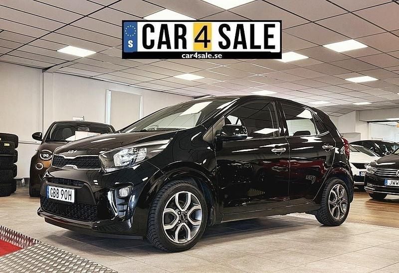 Svart Begagnad 2022 Kia Picanto Advance Halvkombi | 119 900 kr (Marknadspris) - Bild 1/4