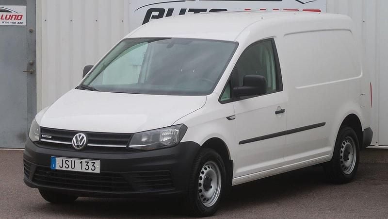 Vit Begagnad 2019 VW Caddy Maxi Minibuss | 129 901 kr - Bild 1/4