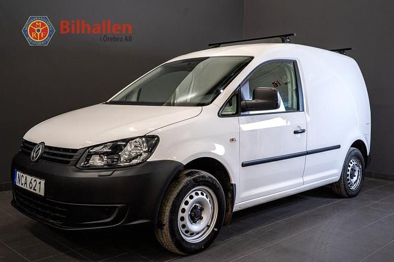 Vit Begagnad 2015 VW Caddy Minibuss | 89 000 kr (Marknadspris) - Bild 1/4