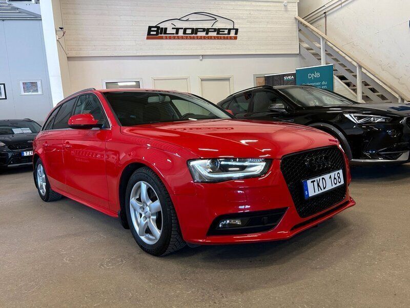 Röd Begagnad 2012 Audi A4 Kombi | 129 000 kr (Lite dyr) - Bild 1/4