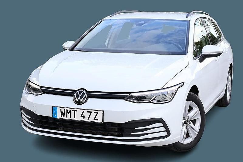 Vit Begagnad 2022 VW Golf VIII Kombi | 230 000 kr (Lite dyr) - Bild 1/4