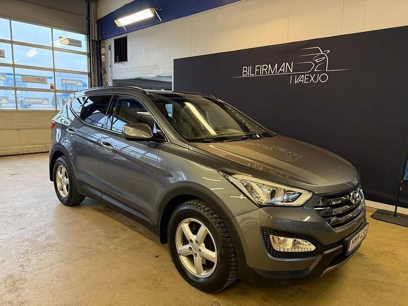 Silver Begagnad 2013 Hyundai Santa Fe Premium SUV | 159 900 kr (Lite dyr) - Bild 1/4