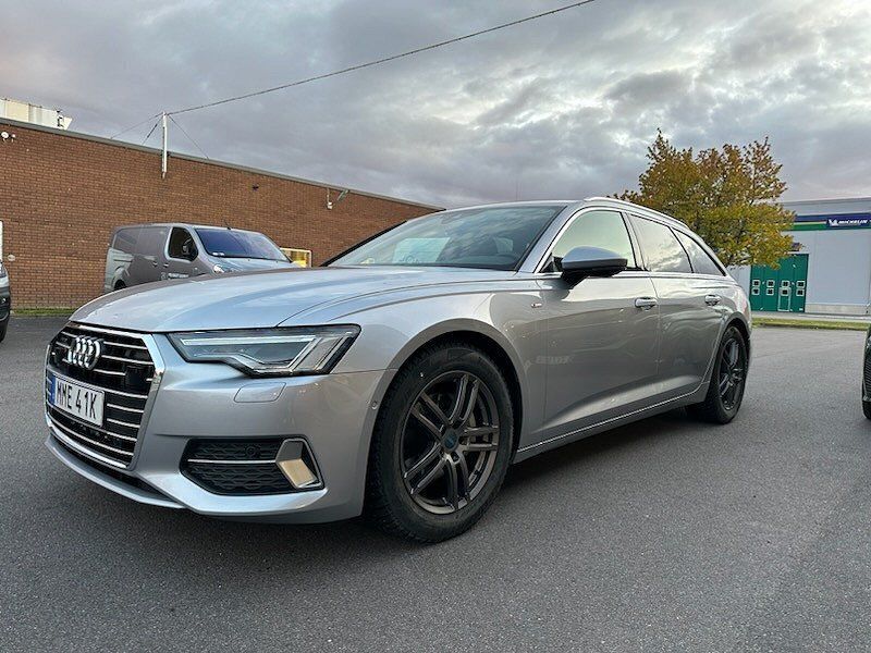 Grå Begagnad 2015 Audi A6 S-Line Kombi | 249 900 kr - Bild 1/4