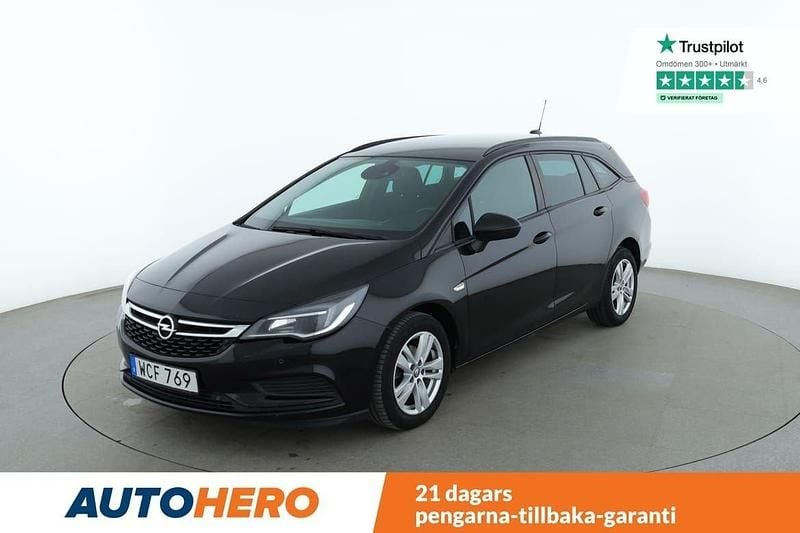 Svart Begagnad 2018 Opel Astra Kombi | 107 000 kr (Marknadspris) - Bild 1/4