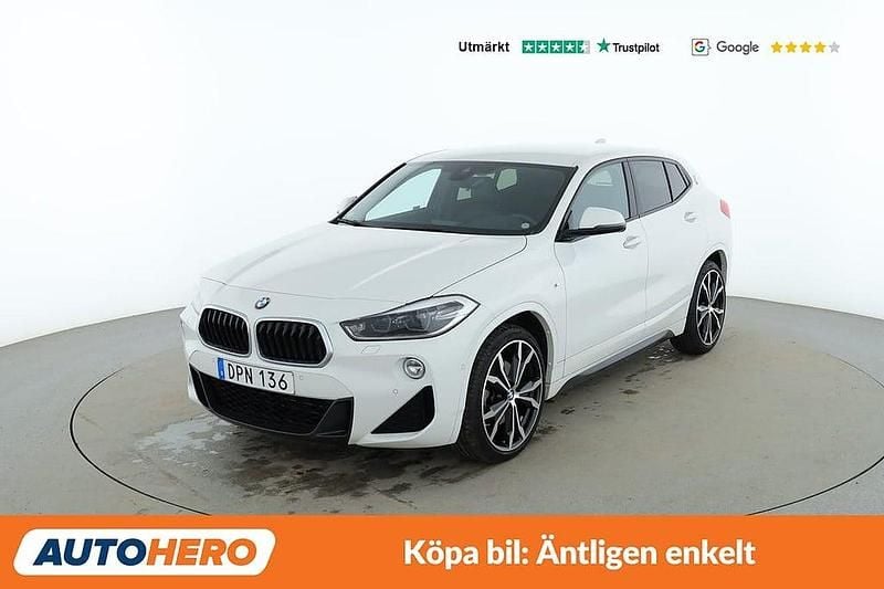 Vit Begagnad 2018 BMW X2 M Sport SUV | 309 000 kr (Marknadspris) - Bild 1/4