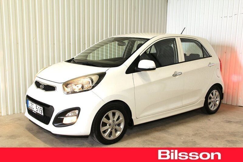Vit Begagnad 2011 Kia Picanto Comfort Halvkombi | 69 900 kr (Marknadspris) - Bild 1/4