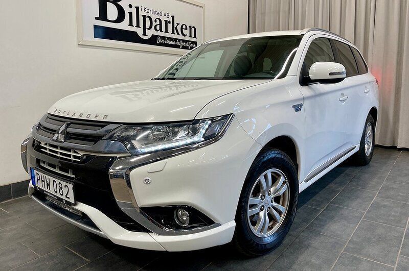 Vit Begagnad 2017 Mitsubishi Outlander P-HEV Edition SUV | 149 900 kr (Marknadspris) - Bild 1/3