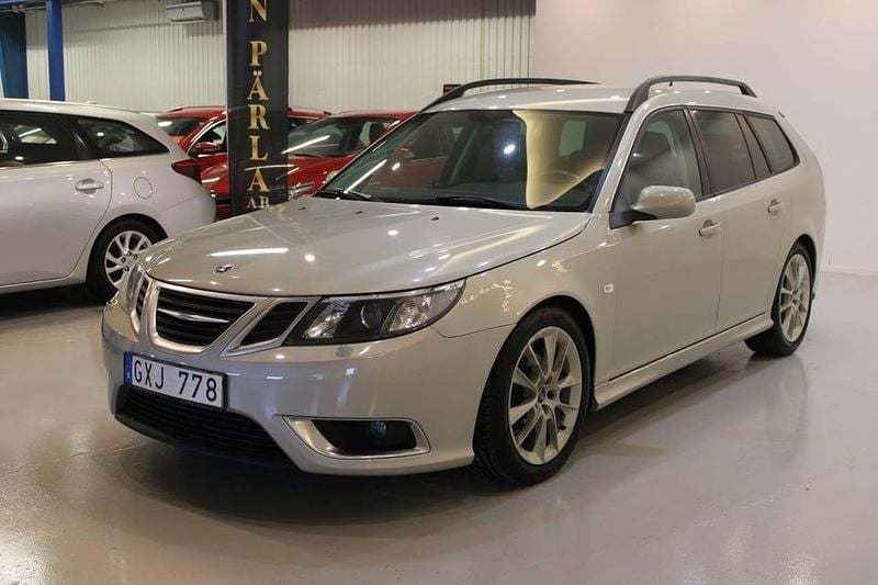 Begagnad Saab 9-3 Aero 281 HK (206 kW) 2008 Grå Kombi