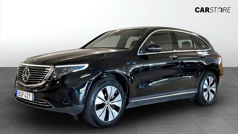 Svart Begagnad 2022 Mercedes EQC400 SUV | 449 900 kr (Lite dyr) - Bild 1/4
