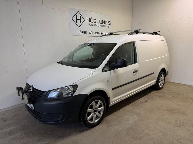 Vit Begagnad 2012 VW Caddy Maxi Minibuss | 52 500 kr (Marknadspris) - Bild 1/4