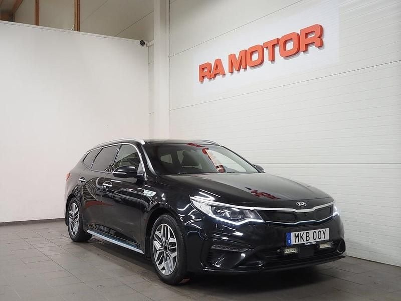Svart Begagnad 2019 Kia Optima Hybrid Advance Sedan | 169 900 kr (Marknadspris) - Bild 1/3