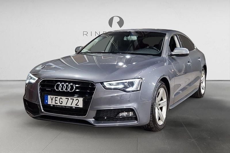 Grå Begagnad 2016 Audi A5 Sportback Proline Halvkombi | 189 900 kr (Lite dyr) - Bild 1/3